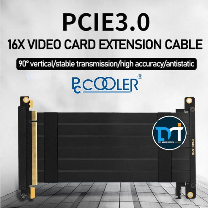 Gambar PCCOOLER MINI I100G PRO MESH - Compact Mini-ITX Gaming Case - Riser Card dari Duta Mandiri Infokom undefined Tokopedia