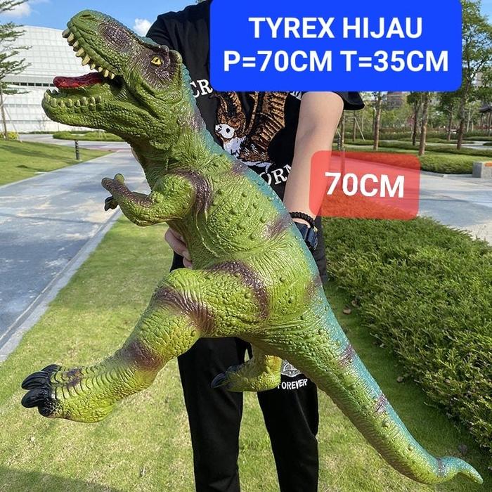 Gambar MAINAN DINOSAURUS WORLD TYREX KARET BESAR - TYREX HIJAU 70 dari 138store_NEW undefined Tokopedia