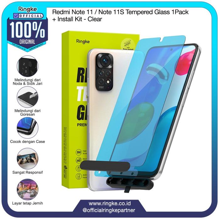 Gambar Screen Protector Ringke Compatible For Redmi Note 11 Pro / 11 Tempered Glass + Install Kit Anti Gores Case Layar - Note 11 dari Official Ringke Partner undefined Tokopedia