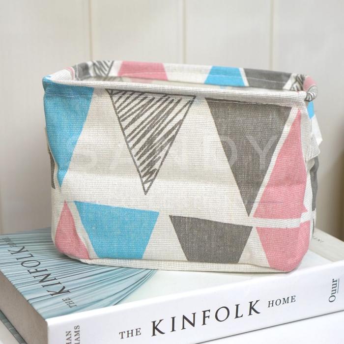 Gambar Keranjang Multifungsi Storage Box Kosmetik Ukuran 20x16x14cm - Sandy C - Diamond pink dari Sandy Collection undefined Tokopedia
