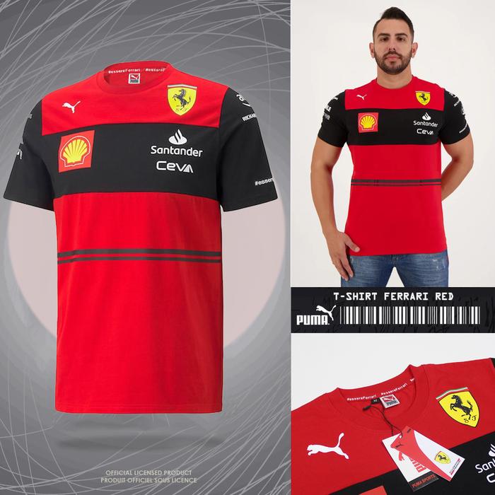 Gambar TEES PM FERRARI RED | KAOS PRIA LENGAN PENDEK PREMIUM | T-SHIRT SPORTY - PM FERRARI RED, M dari DECLINE undefined Tokopedia