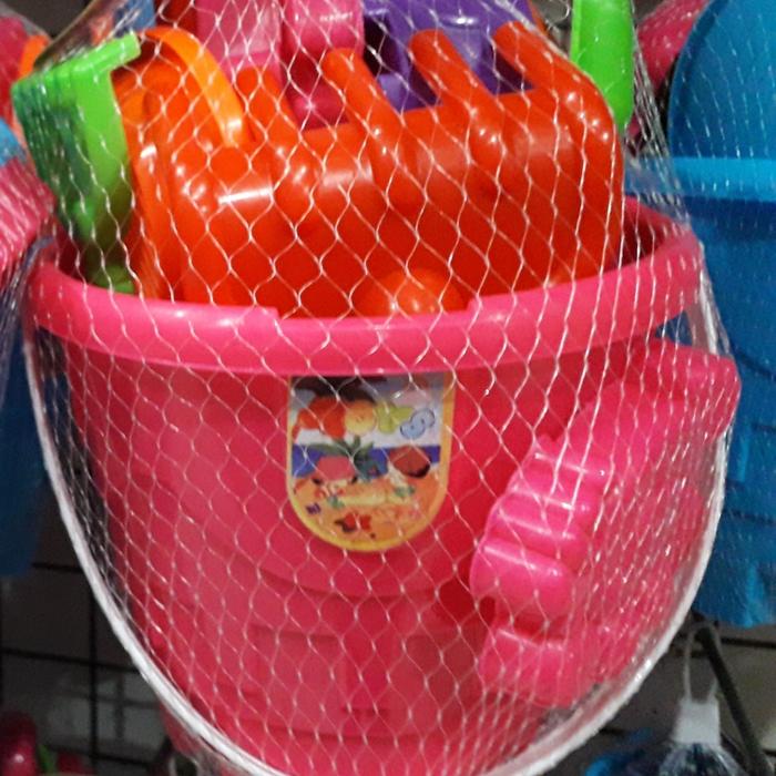 Gambar Mainan Anak Cetakan Pasir Beach Set IM0294 KP - pink dari kidsprojek undefined Tokopedia