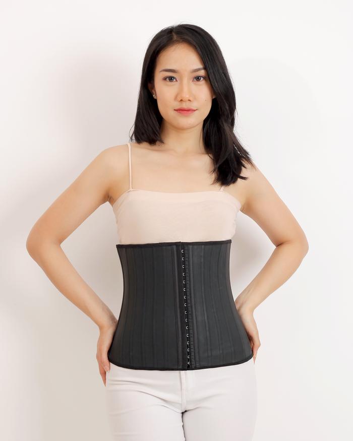 Gambar Eve Maternity Korset Latex Pelangsing 25 bone PembakarLemak 100% SE043 - Hitam, XS dari Eve Maternity Store undefined Tokopedia