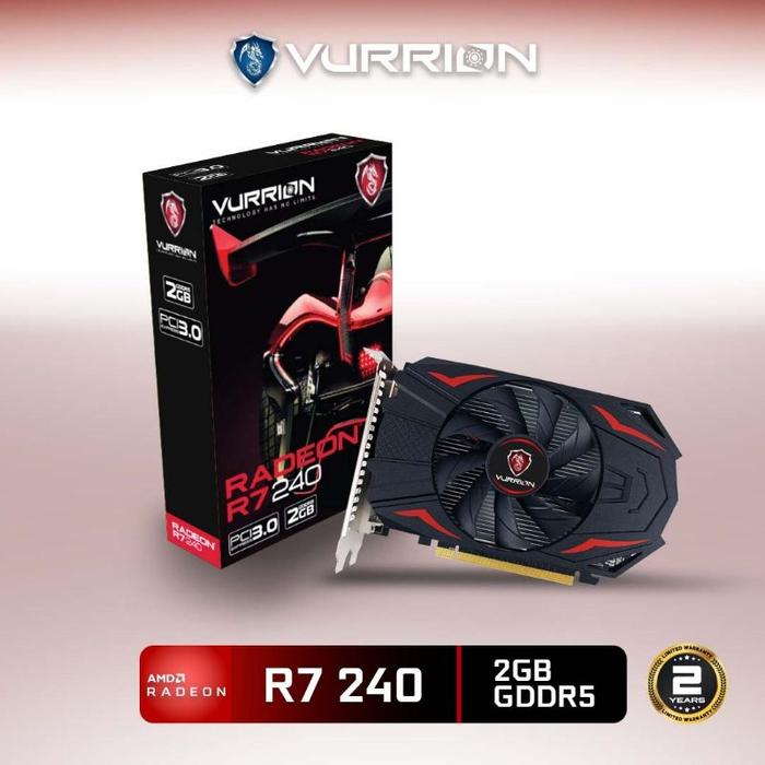 R7 240 Instock Video Cards 1gb Gddr5 His R7 240 2gb Gddr5 VGA - Main Image