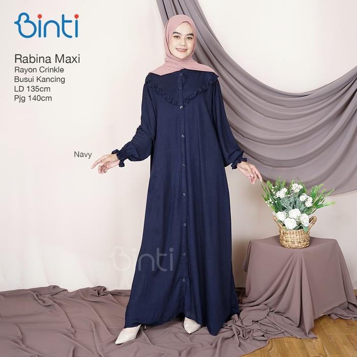 Gambar jumbo maxy gamis jumbo polos ld 140 terbaru gamis big size busui stafa - navy dari Wirawan Asli undefined Tokopedia