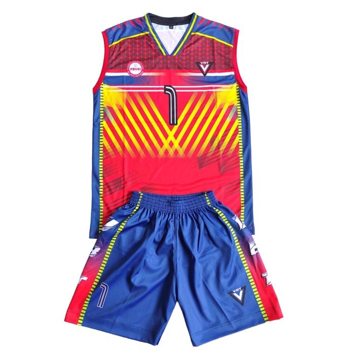 Gambar JERSEY VOLLY SETELAN FULL PRINTING BAJU VOLI PRIA JERSEY VOLI SINGLET - 1, L dari ARISKASHOP12 undefined Tokopedia