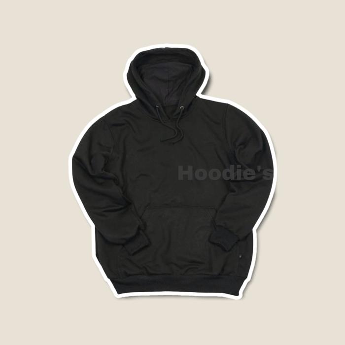 Gambar HOODIE JUMPER POLOS OVERSIZE UNISEX PRIA & WANITA SIZE M - XXL - Hitam, M dari HOODIE'S undefined Tokopedia