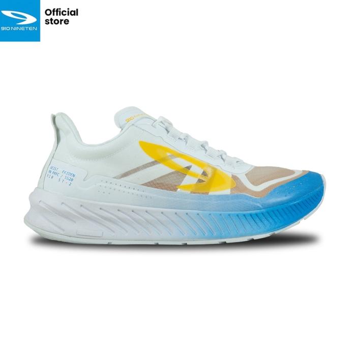 Gambar SEPATU RUNNING NINETEEN 910 GEIST EKIDEN Black - SE Putih dari Amry Sport undefined Tokopedia