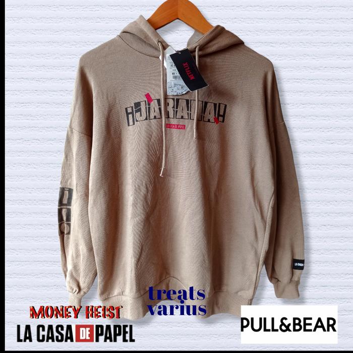 Jual PULLu0026BEAR x LA CASA DE PAPEL MONEY HEIST Hoodie - Jakarta Utara -  Treats Varius | Tokopedia