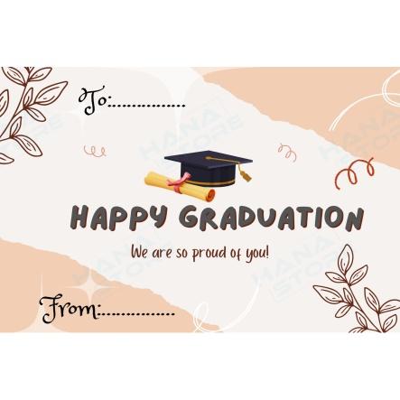 Gambar GREETING CARD GRADUATION KARTU UCAPAN WISUDA GIFT CARD - part 1 dari Hana Store Surabaya undefined Tokopedia