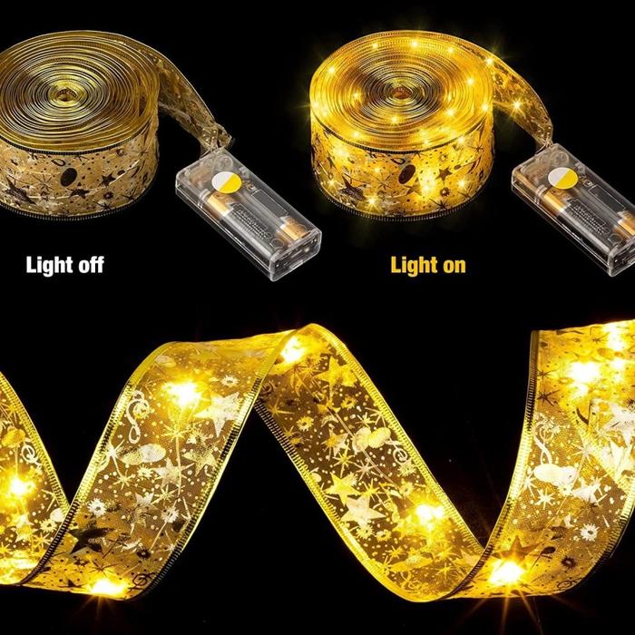 Gambar (10M 100LED+REMOTE) LAMPU POHON NATAL LAMPU XMAS LAMPU DEKORASI NATAL - Warm White, 10 Meter 100LED dari WeddingCollection undefined Tokopedia