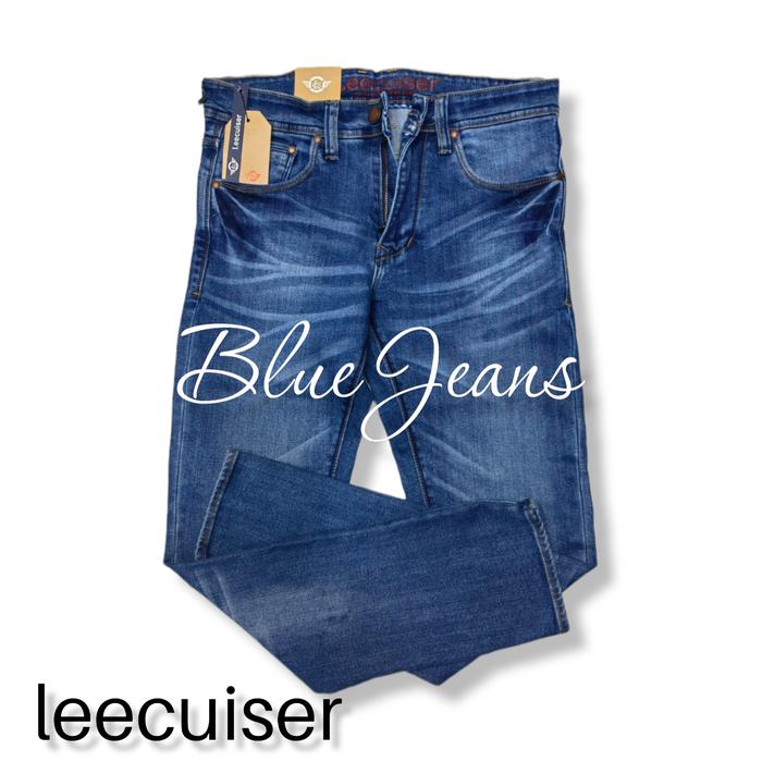 Gambar celana jeans pria slim fit stretch premium - Biru Jeans, 28 dari MELDAJEANS undefined Tokopedia