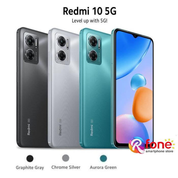 Gambar Xiaomi Redmi 10 5G [ 6GB+ 128GB ] New BNIB Garansi Resmi - Random dari R-fone Mobile undefined Tokopedia