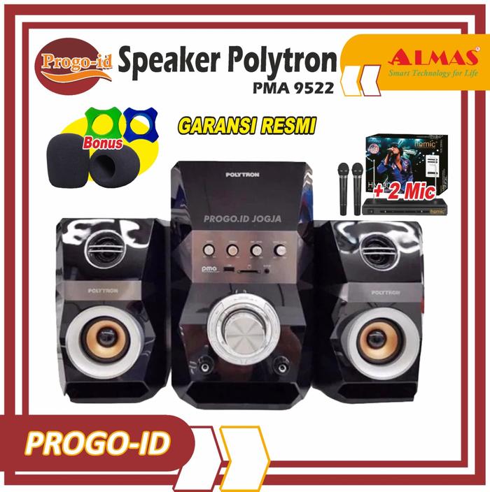 Gambar Speaker Aktif Polytron PMA 9502 Speaker with Bluetooth karaoke - PMA + MIC KABEL dari Progo.id undefined Tokopedia