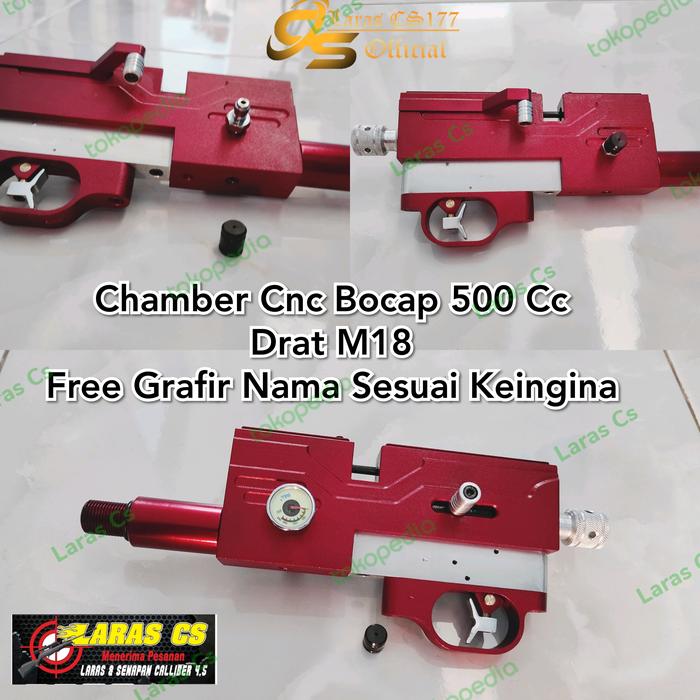 Jual Box Chamber Monolite Cnc Free Grafir Nama / Tabung 500Cc Drat