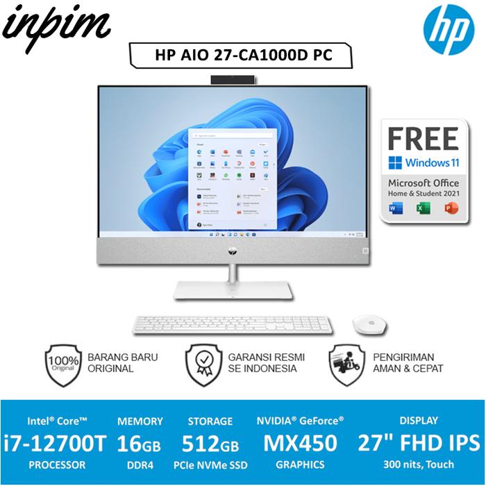 新品未開封 PC デスクトップ HP Pavilion 27 インチワイド（Pavilion 