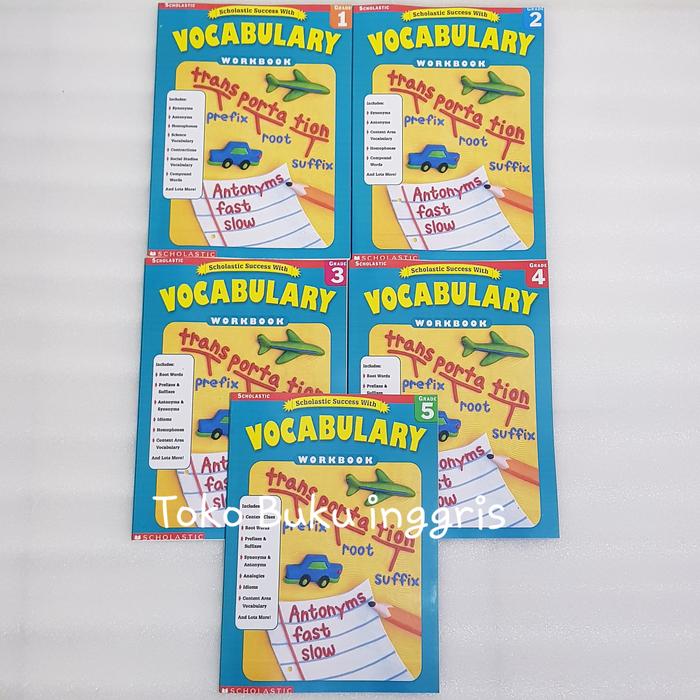 Gambar English Vocabulary and Spelling Workbook for children scholastic - vocabulary dari Toko buku inggris undefined Tokopedia