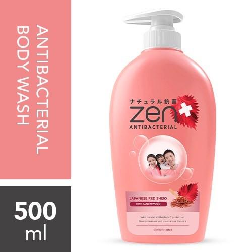 Gambar Sabun Mandi Cair Zen Antibacterial Body Wash Japanese Red Shiso - Merah Muda, Tanpa Extra dari Vivan.Accesories undefined Tokopedia