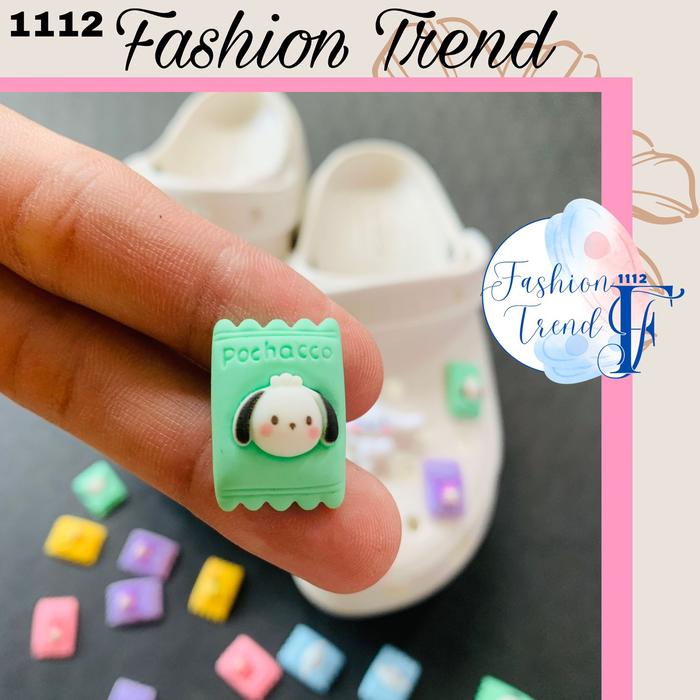 Gambar Fashion trend 1112 crocs jibbitz designer Candy - Candy Hijau dari Fashion Trend 1112 undefined Tokopedia