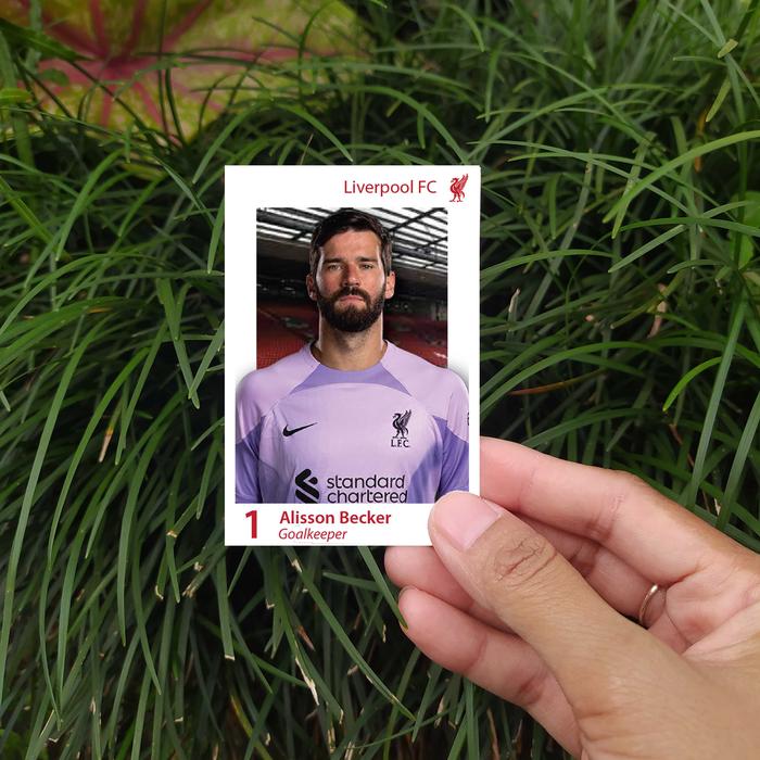 Gambar Polaroid Mini Poster Sepak Bola - Liverpool FC Player - alisson becker dari Win and True undefined Tokopedia