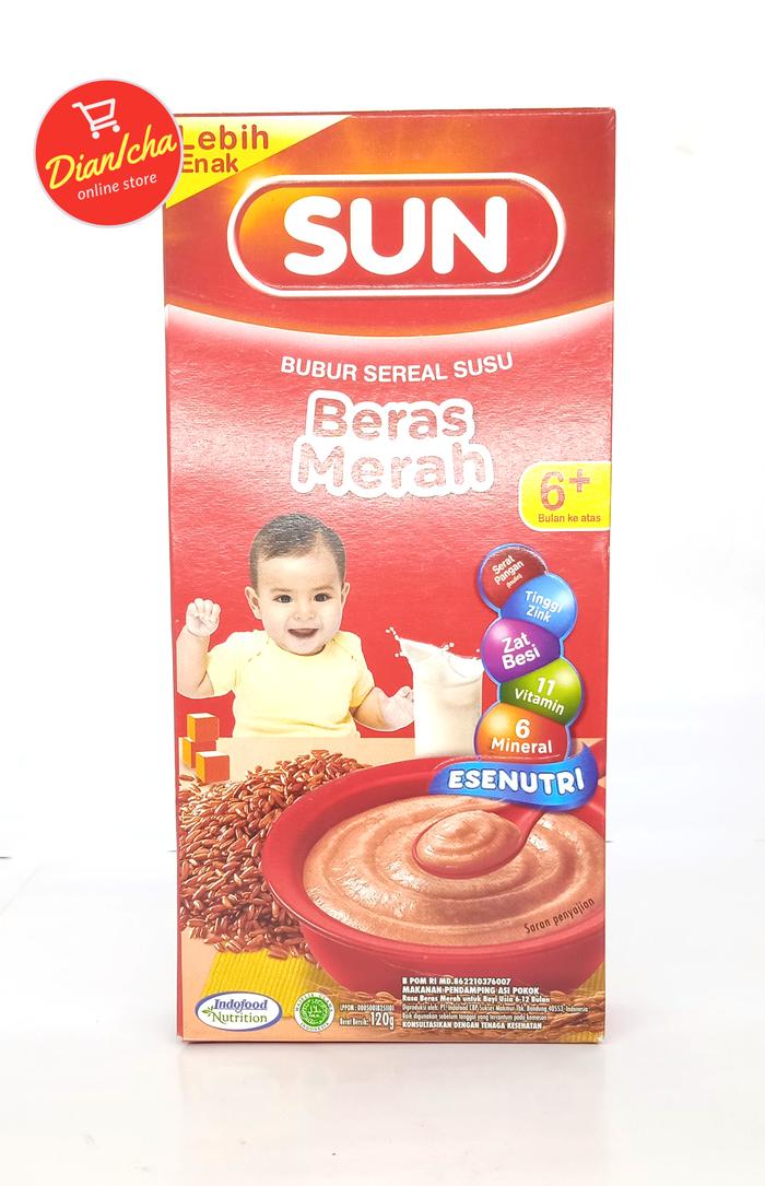 Gambar Sun bubur bayi Ubi Ungu, 120 gram. Bubur bayi murah! - Beras Merah dari DianIcha undefined Tokopedia