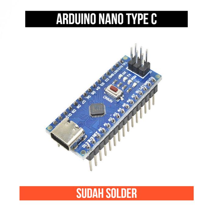 Gambar Arduino Nano Type C Tipe Mikro Kontroler Controller ATmega328P ATmega - Sudah Solder dari Ahrartech undefined Tokopedia