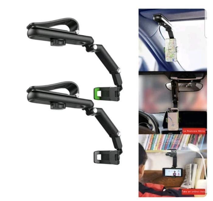 Gambar Holder HP Mobil Holder Mobil HD-09 360 Degree Rotation Car Holder - Model HD 58 dari Bima Accessories undefined Tokopedia