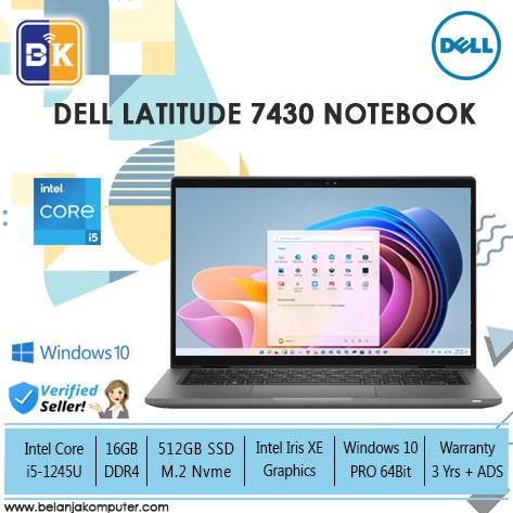 Gambar Dell Latitude 7430 i5-1245U,16GB,512GB SSD,14" FHD,W10P,3YR dari BelanjaKomputer undefined Tokopedia