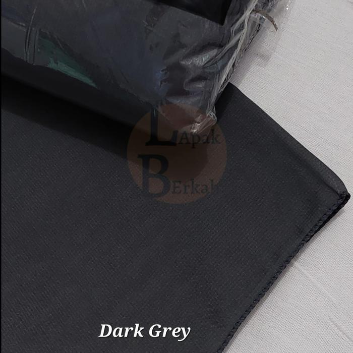 Gambar Bella Square Premium Hijab Segiempat Hijab Polos Premium PolyCotton - Dark Grey dari nyamanbelanjastore undefined Tokopedia