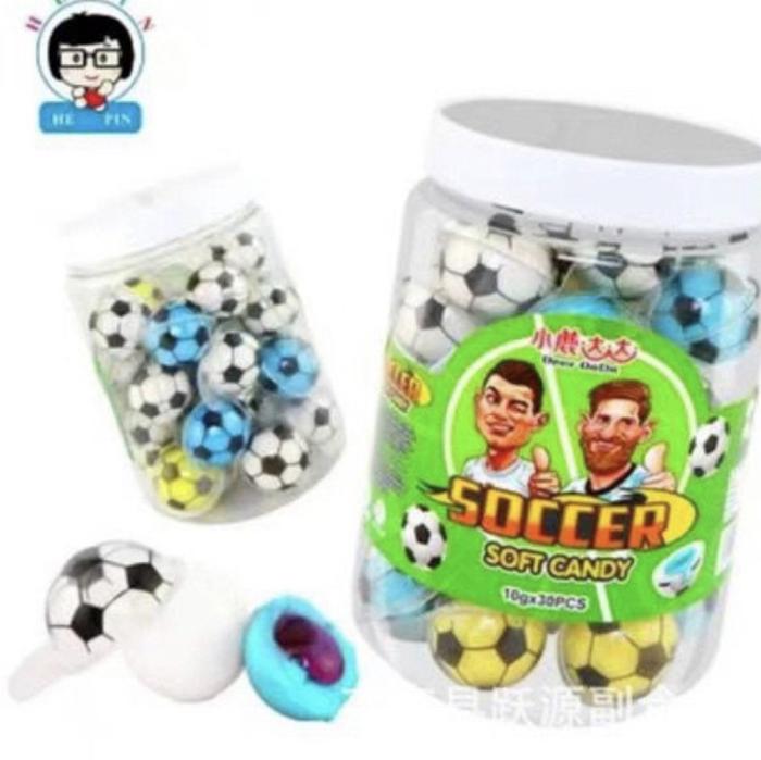 Gambar Permen Halal Viral Planet jelly Gummy Besar 18gram/pc - Bola Kaki 18gr dari NK BABY MASK undefined Tokopedia