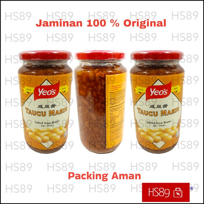 Gambar Tauco Yeos Malaysia 450 gr - Tauco Asin - Salted Soya Bean - Taucu - Plus Bubblewarp dari HS89 Store undefined Tokopedia