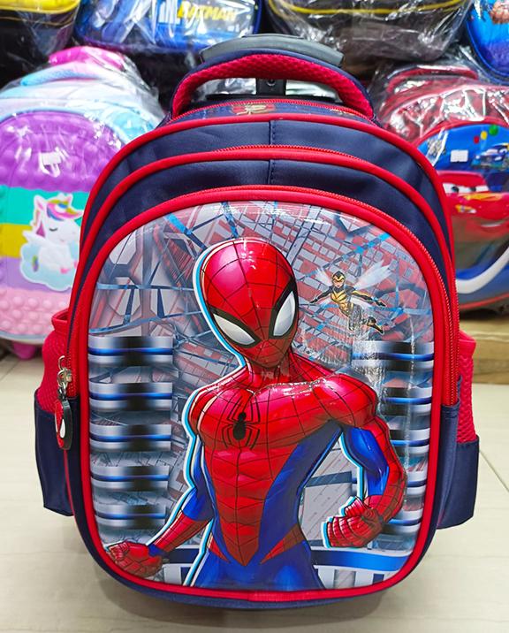 Gambar TAS DORONG TROLLEY TK / PAUD DINO DINOSOURUS 3Res IMPORT Luwi 12" - SPIDER KUMBANG dari OnLanShop undefined Tokopedia