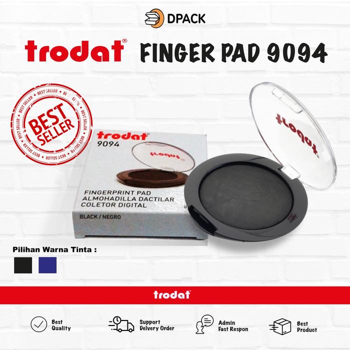 Gambar TRODAT 9094 FINGERPRINT PAD (BLACK) - Biru dari Dpackbekasi undefined Tokopedia