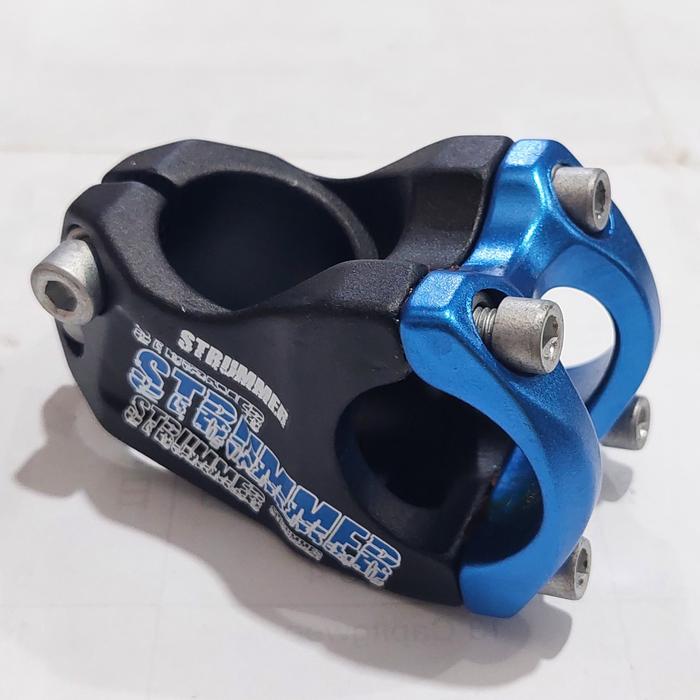 Gambar Stem Strummer 408 New Model Pendek 35mm - Hitam biru dari MFone_NEW undefined Tokopedia