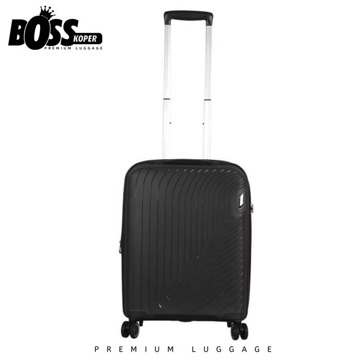 Gambar Koper Kabin Pesawat 20 Inch JACK NICKLAUS Hardcase TSA Expand - Hitam dari Boss Koper undefined Tokopedia