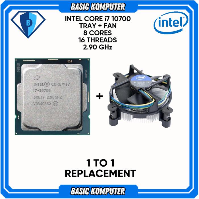 Gambar PROCESSOR INTEL CORE i7 10700 2.9 GHz SOCKET LGA1200 TRAY + FAN dari BASIC KOMPUTER undefined Tokopedia