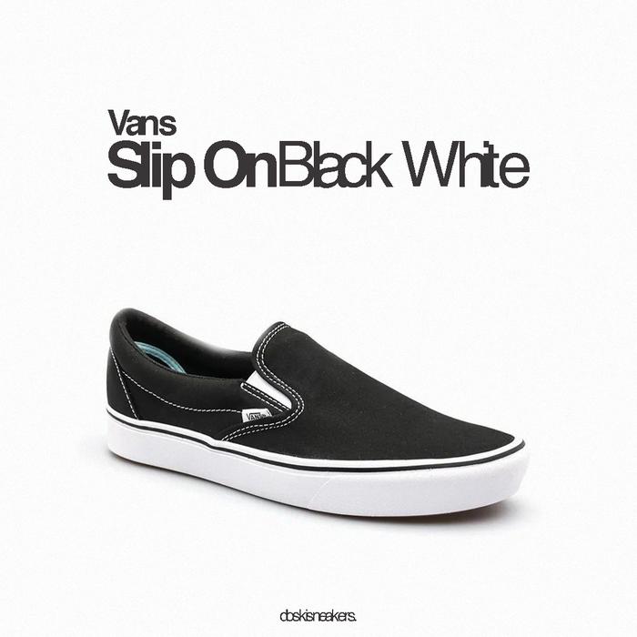 vans slip on vans mens shoes near me SALE TERMURAH !!! Vans Slip On Classic Black White ORIGINAL 100% 36