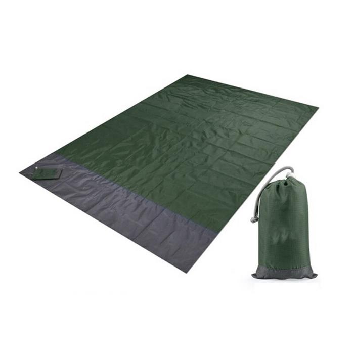 Gambar GIANTEX Matras Karpet Tikar Lipat Camping Kemah Piknik Mat 200x210 cm - Green Army, 140x200 cm dari Gudang Olahraga undefined Tokopedia