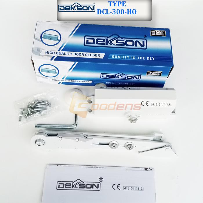 Gambar Dekson DCL 300 HO Door Closer Hold Open Penutup Pintu Otomatis - Putih dari Goodens Teknik undefined Tokopedia