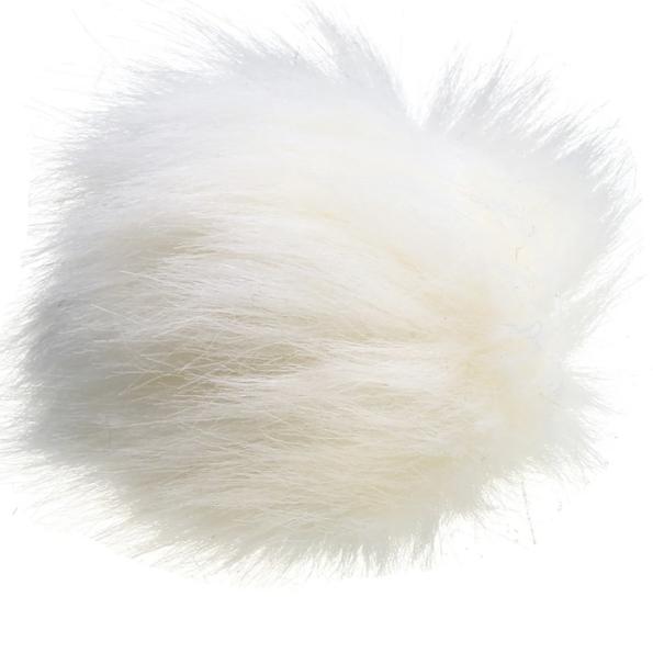 Gambar FUR WINDSCREEN WIND SHIELD WIND MUFF FOR LAVALIER - Putih dari MACRO.id undefined Tokopedia
