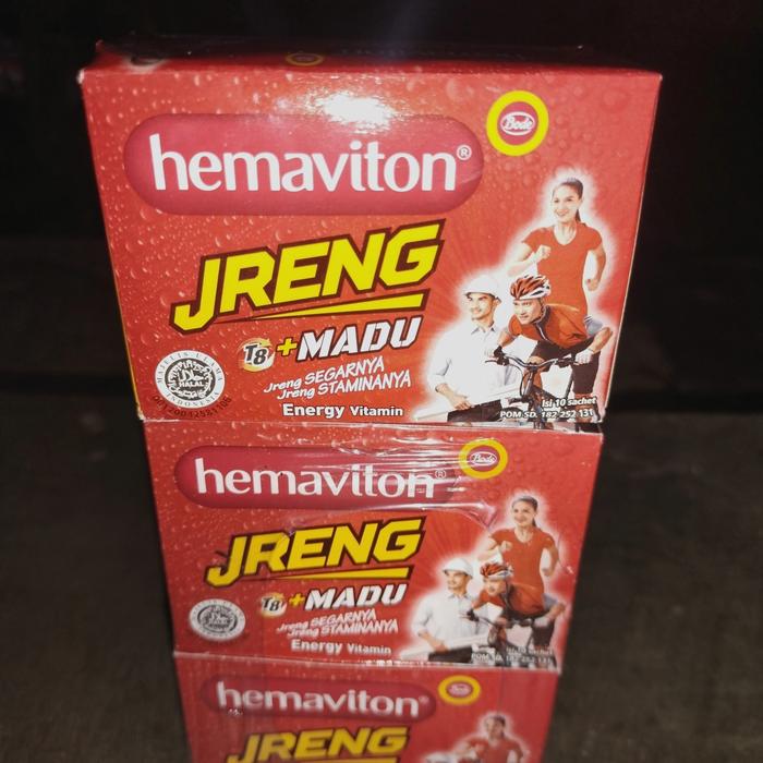 Gambar hemaviton jreng 1 box isi 10 sachet dari llmitrabelanja undefined Tokopedia
