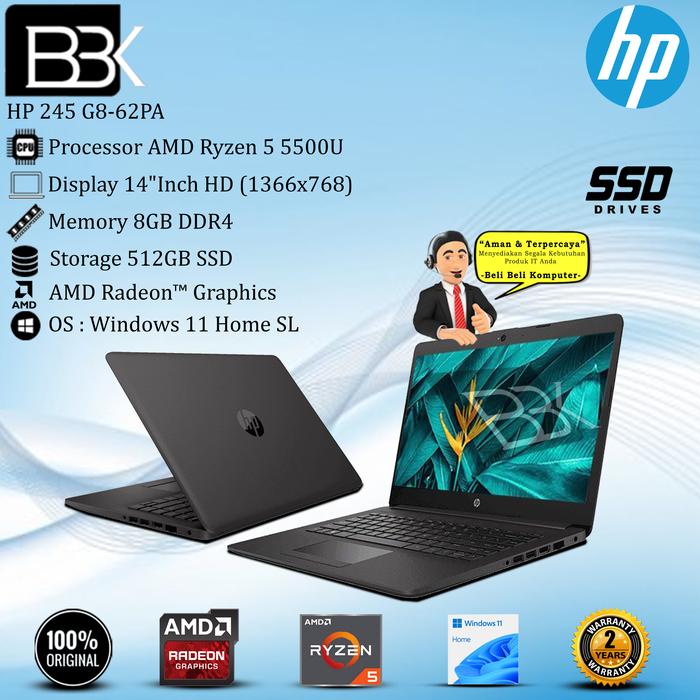 Amd Ryzen Ssd Hp 512gb Laptop Baru Murah HP Pavilion 15 Ryzen