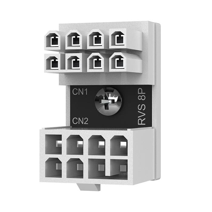 Gambar ATX 8pin 180 Degree VGA Power Adapter for GPU Desktop Video Card - Putih Reverse dari AinWare undefined Tokopedia