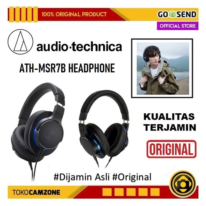 Gambar Audio Technica ATH-MSR7B Over Ear High Resolution Headphone dari Camzone Official undefined Tokopedia