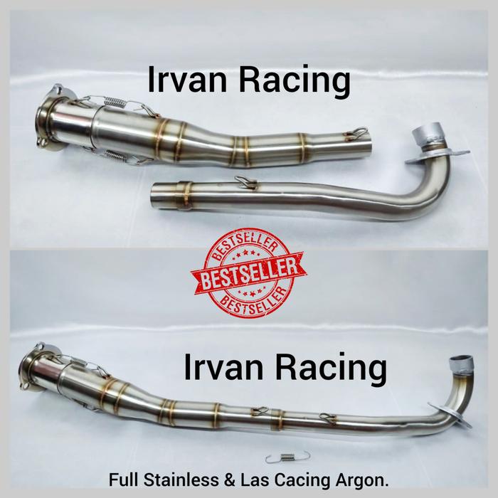 Gambar LEHER KNALPOT SUPRA X 125 PNP SILENCER SATRIA FU CBU OR CKD ORIGINAL dari Irvan Racing undefined Tokopedia