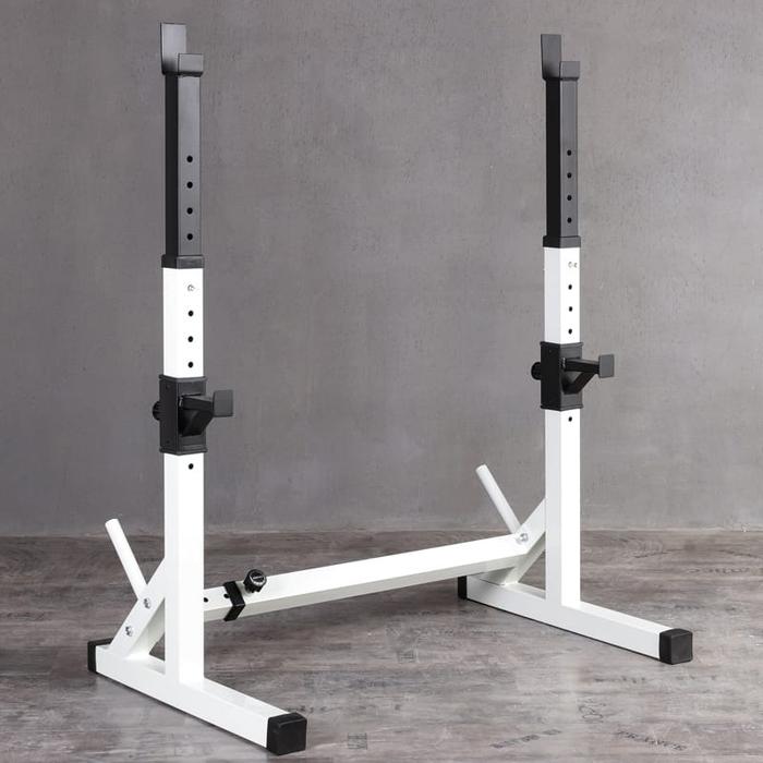 Gambar Ourzone Adjustable Squat Rack Mobile Squat stand Bench Press Rack - Squat Rack dari Ourzone undefined Tokopedia