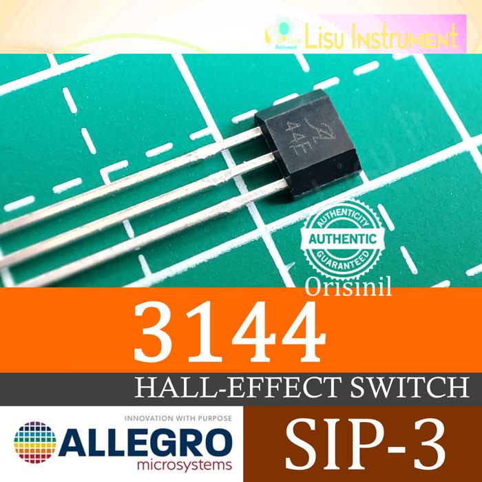 Gambar A3144 A3144E OH3144E 3144 Hall Effect Sensor TO-92 - Allegro dari Lisu Instruments undefined Tokopedia