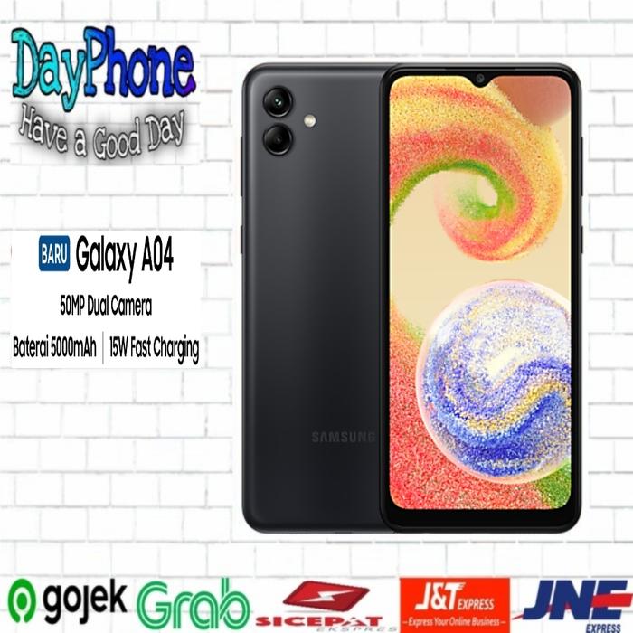Gambar Samsung Galaxy A04 4/64 RAM 4GB ROM 64GB GARANSI RESMI - Hitam dari DayPhone undefined Tokopedia