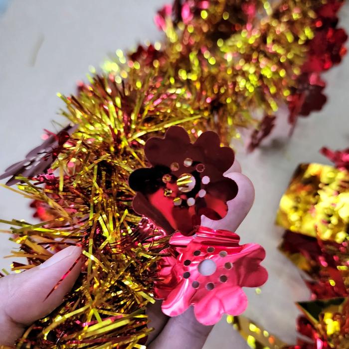 Gambar Slinger Imlek Merah Huruf Fu Ornamen Imlek Tinsel Merah Emas Bunga Fuk - SAKURA CS-90 dari MadisonShop undefined Tokopedia