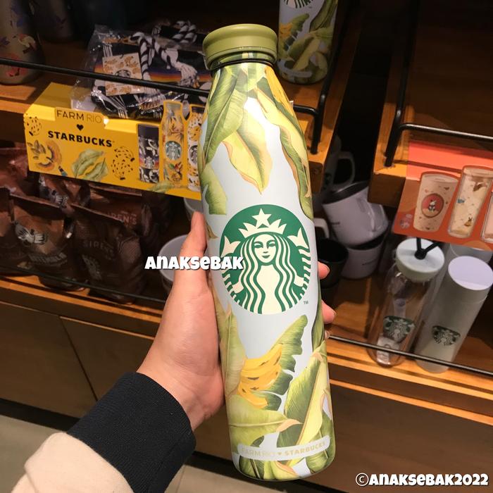 Gambar Starbucks Stainless Tumbler Farm Rio 2022 Edition - Banana Leaf dari anaksebak undefined Tokopedia